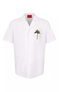 Хлопковая рубашка HUGO