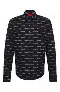 Хлопковая рубашка HUGO