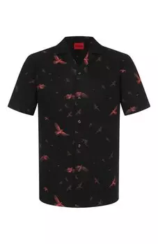 Хлопковая рубашка HUGO