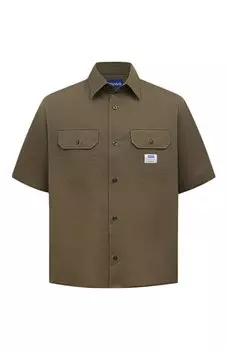 Хлопковая рубашка HUGO Blue