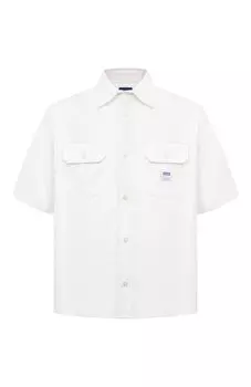 Хлопковая рубашка HUGO Blue