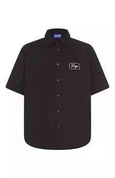 Хлопковая рубашка HUGO Blue