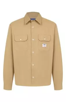 Хлопковая рубашка HUGO Blue