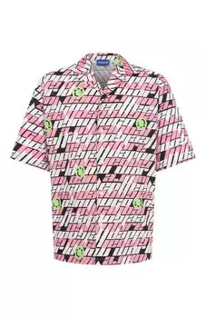 Хлопковая рубашка HUGO Blue