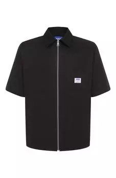 Хлопковая рубашка HUGO Blue