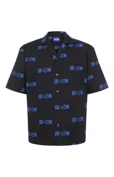 Хлопковая рубашка HUGO Blue