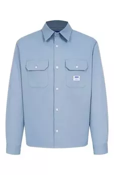 Хлопковая рубашка HUGO Blue