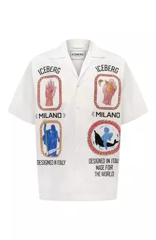 Хлопковая рубашка Iceberg