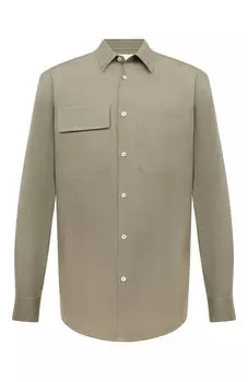 Хлопковая рубашка Jil Sander