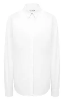 Хлопковая рубашка Jil Sander