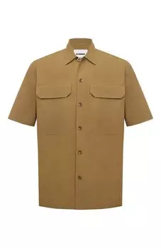 Хлопковая рубашка Jil Sander