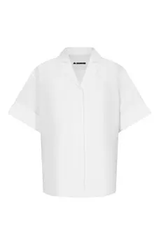 Хлопковая рубашка Jil Sander