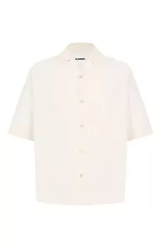 Хлопковая рубашка Jil Sander