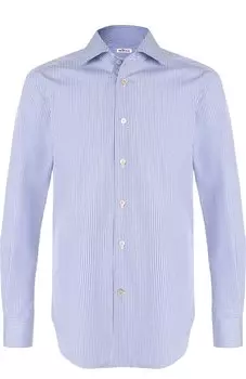 Хлопковая рубашка Kiton