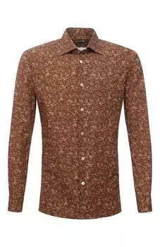 Хлопковая рубашка Kiton