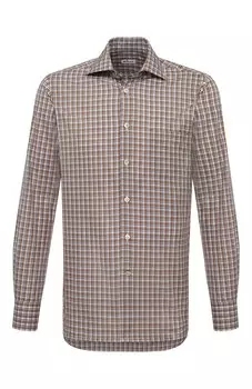 Хлопковая рубашка Kiton