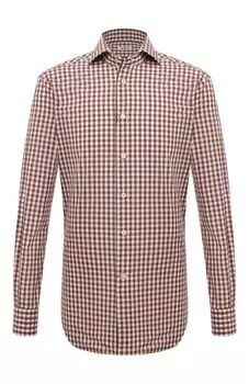 Хлопковая рубашка Kiton