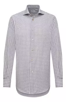 Хлопковая рубашка Kiton