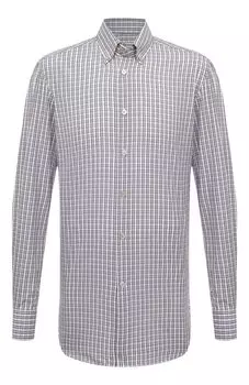 Хлопковая рубашка Kiton