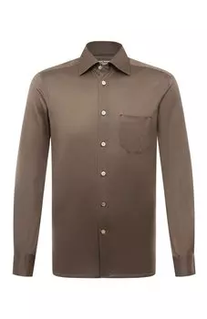 Хлопковая рубашка Kiton