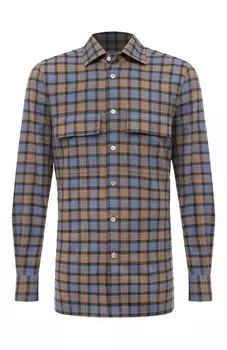 Хлопковая рубашка Kiton
