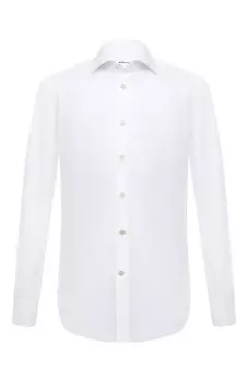 Хлопковая рубашка Kiton