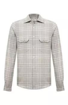 Хлопковая рубашка Kiton