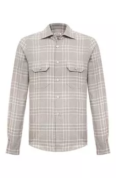 Хлопковая рубашка Kiton