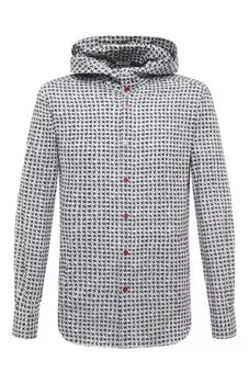 Хлопковая рубашка Kiton