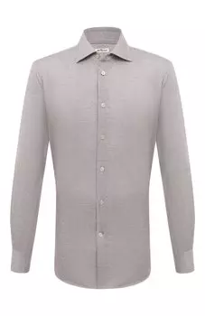 Хлопковая рубашка Kiton