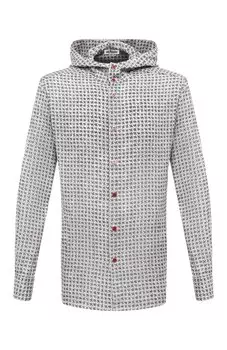 Хлопковая рубашка Kiton