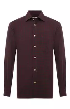 Хлопковая рубашка Kiton