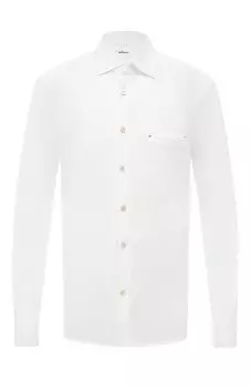 Хлопковая рубашка Kiton