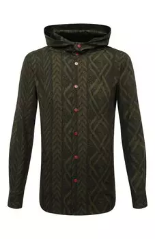Хлопковая рубашка Kiton