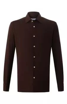 Хлопковая рубашка Kiton