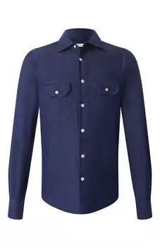 Хлопковая рубашка Kiton