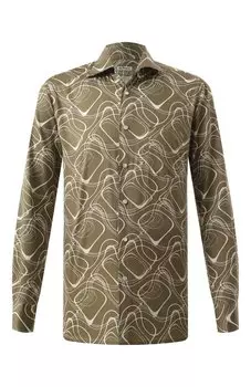 Хлопковая рубашка Kiton