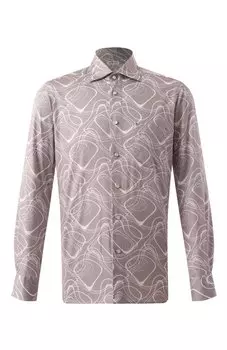 Хлопковая рубашка Kiton