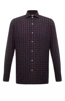 Хлопковая рубашка Luigi Borrelli