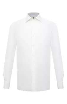 Хлопковая рубашка Luigi Borrelli