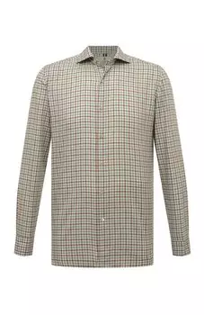 Хлопковая рубашка Luigi Borrelli