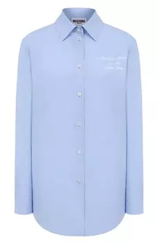 Хлопковая рубашка M05CH1NO Jeans