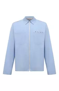 Хлопковая куртка-рубашка Marni