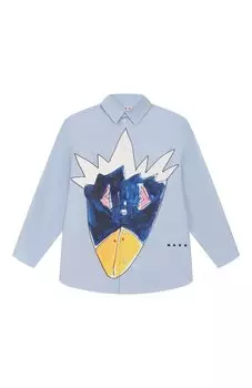 Хлопковая рубашка Marni