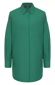 Хлопковая рубашка Max Mara Studio