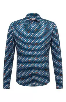 Хлопковая рубашка MC2 Saint Barth