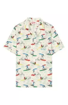 Хлопковая рубашка MC2 Saint Barth