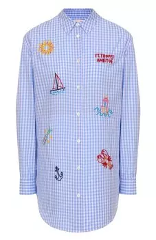 Хлопковая рубашка MC2 Saint Barth