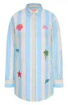 Хлопковая рубашка MC2 Saint Barth