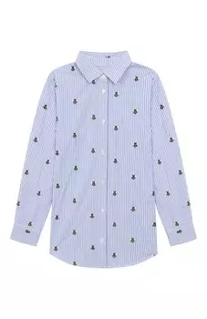 Хлопковая рубашка MC2 Saint Barth